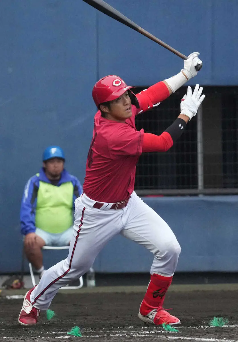 【画像・写真】広島の高卒3年目捕手・高木がフル出場し攻守にアピール　新井監督「ベテランのような雰囲気」と絶賛