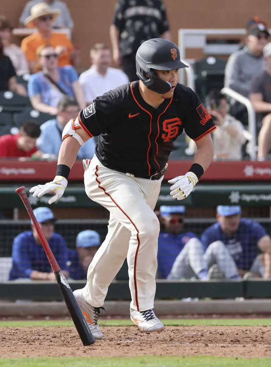 【画像・写真】ジャイアンツとマイナー契約・筒香　メジャー昇格へ「調子保つ」　OP戦初出場初安打初打点