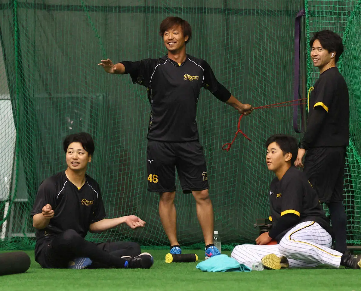 【画像・写真】別メニュー調整の阪神・島本　24日試合途中に「ちょっとピリッと」腰の張り　数日で回復見込みも慎重に