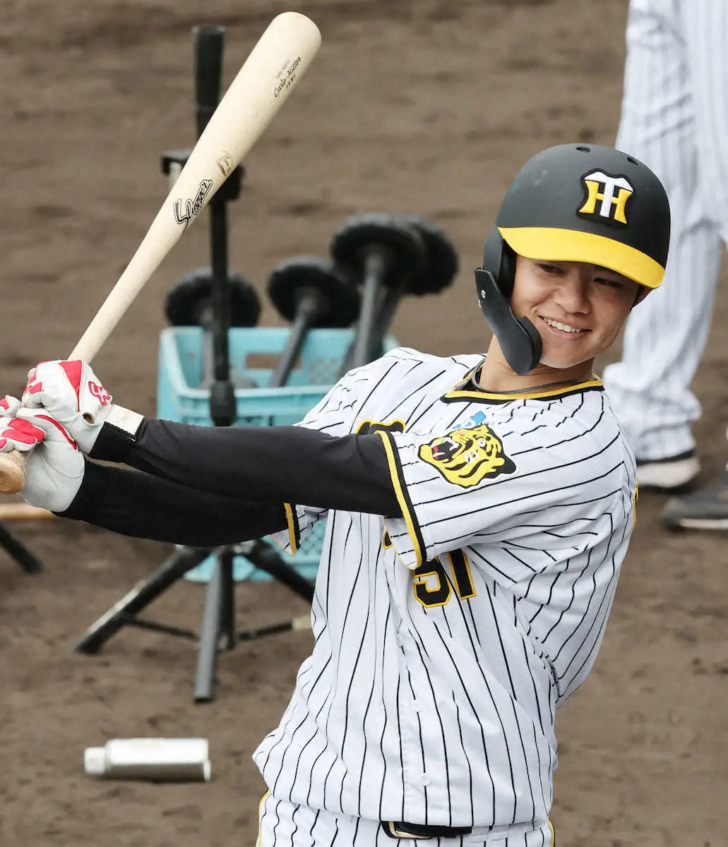 【画像・写真】阪神・中野が能登半島地震の被災地支援のための募金協力に感謝　「たくさんの方に募金していただいた」