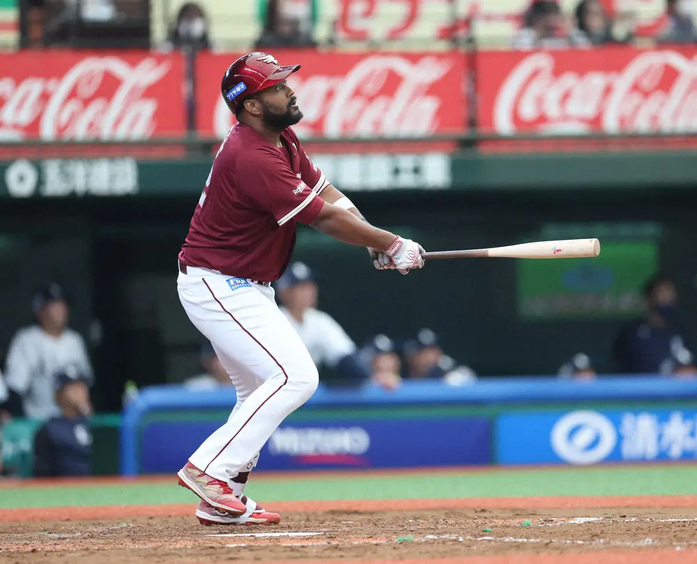 【画像・写真】元楽天ギッテンスが右膝手術へ　オープン戦最初のスイングで負傷　日本でもデビュー戦で左手首骨折