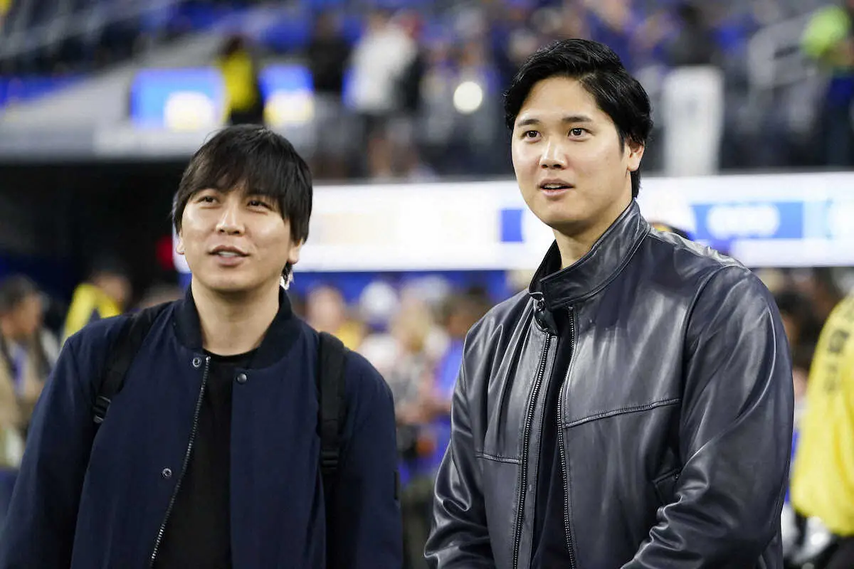 【画像・写真】大谷翔平（右）と水原一平通訳（AP）