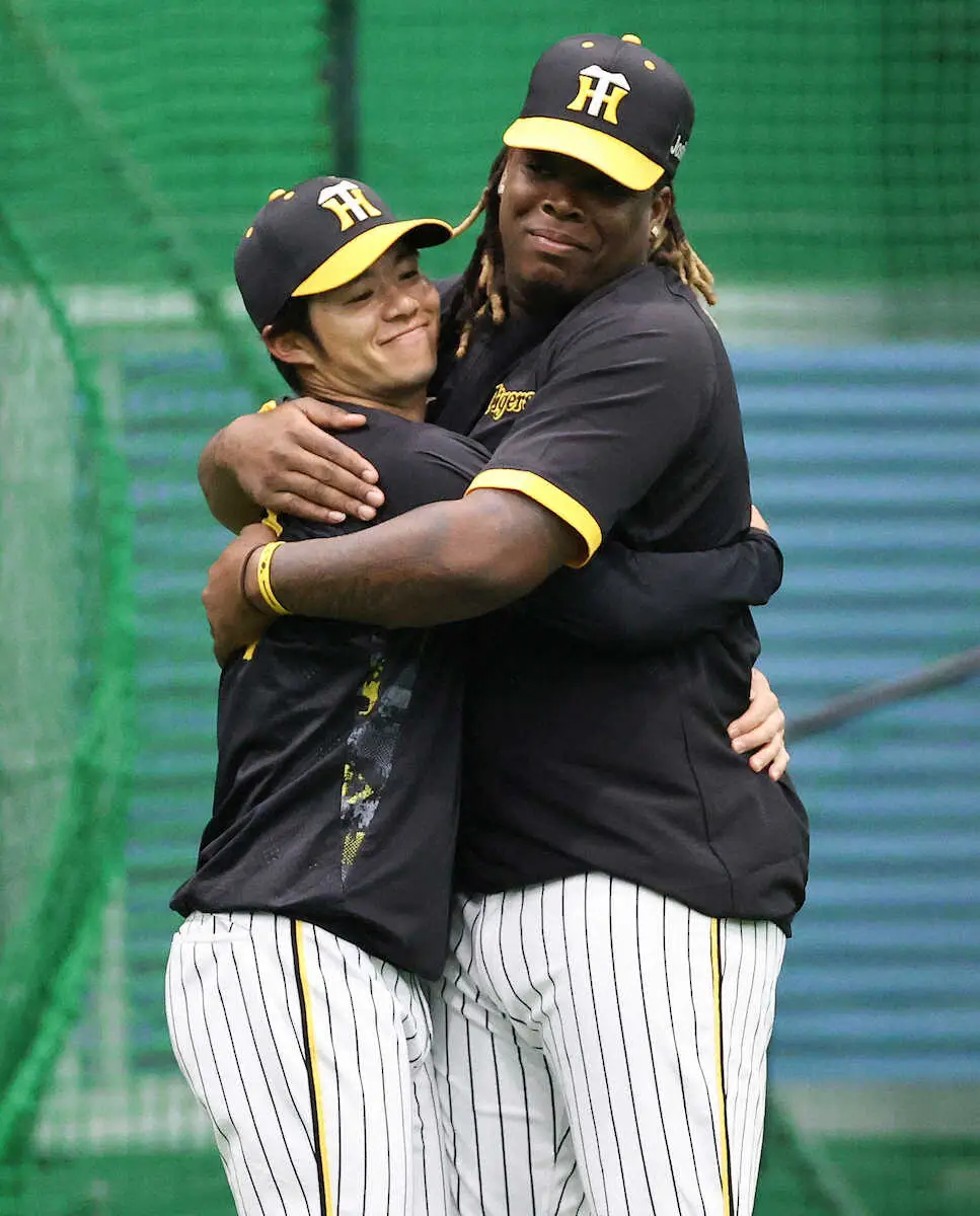 【画像・写真】阪神　中野と湯浅が侍ジャパンの同僚・大谷の結婚を祝福「知らなかった」「彼女おったんや～」