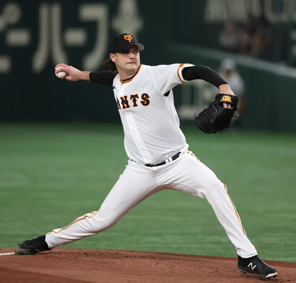 【画像・写真】昨季巨人開幕投手ビーディ　結婚公表ドジャース大谷に先制打許すもグラウンド上で「オメデトウゴザイマス」