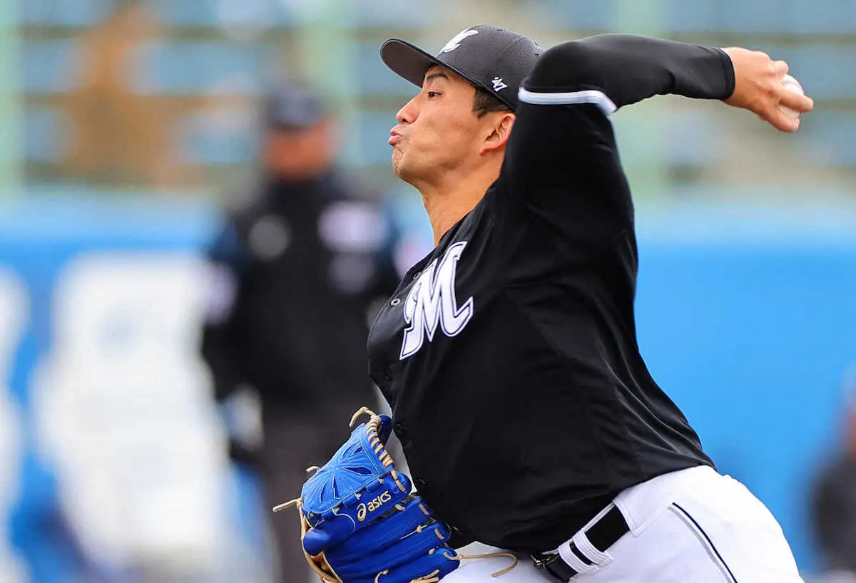【画像・写真】ロッテ・小島2年連続2度目の開幕投手決定　実戦2度目で3回完全！　2戦目は種市、3戦目は朗希