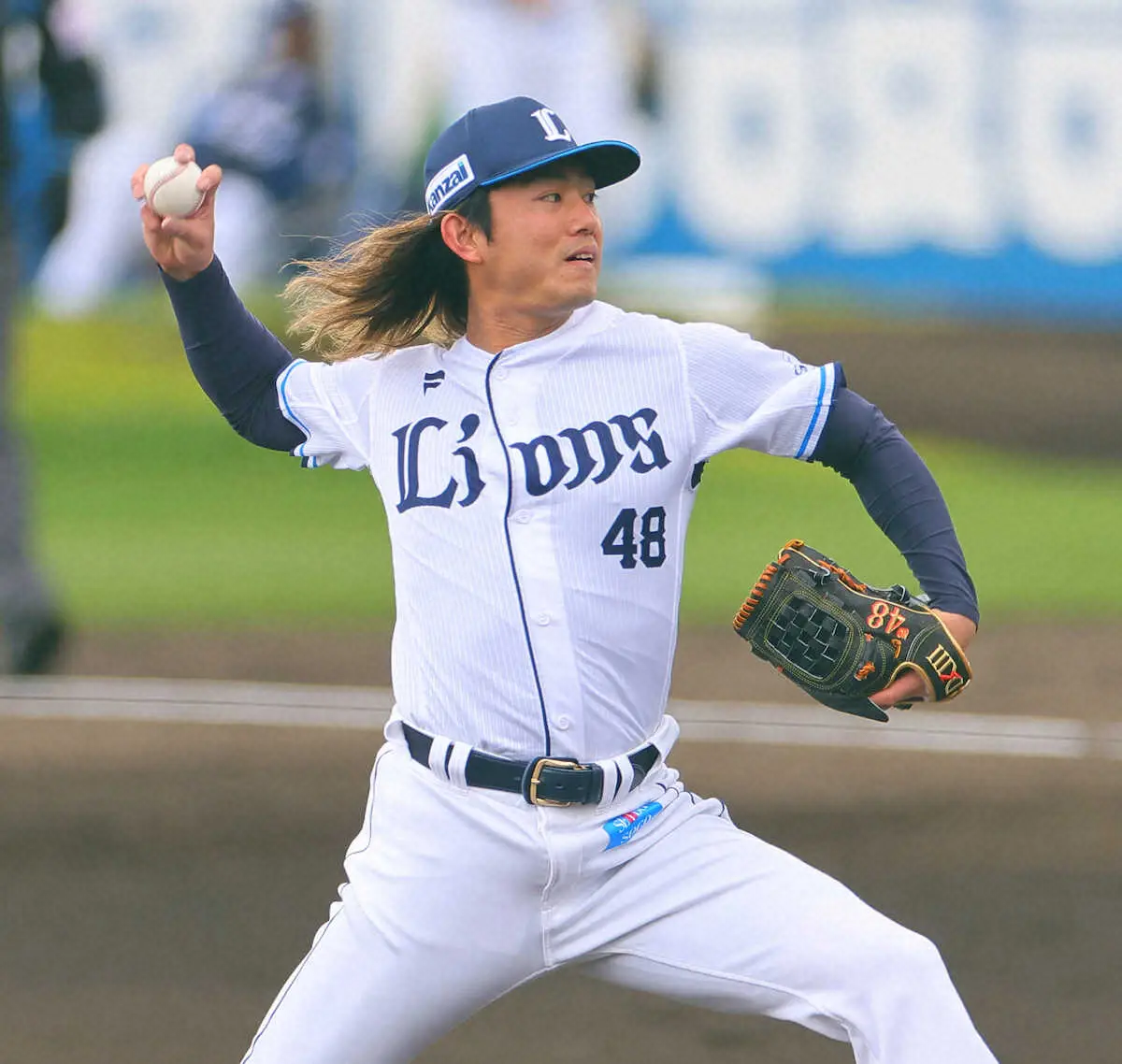 【画像・写真】西武・今井が156キロ　初開幕投手へ「去年と比べたら、思っていたより球速が出ていたので良かった」