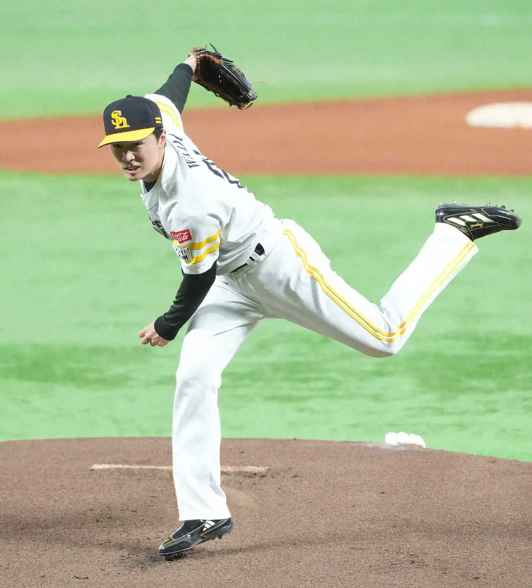 【画像・写真】ソフトB和田「本来の自分のボールではないなと」　50球超えて志願の続投も予定の3回もたず