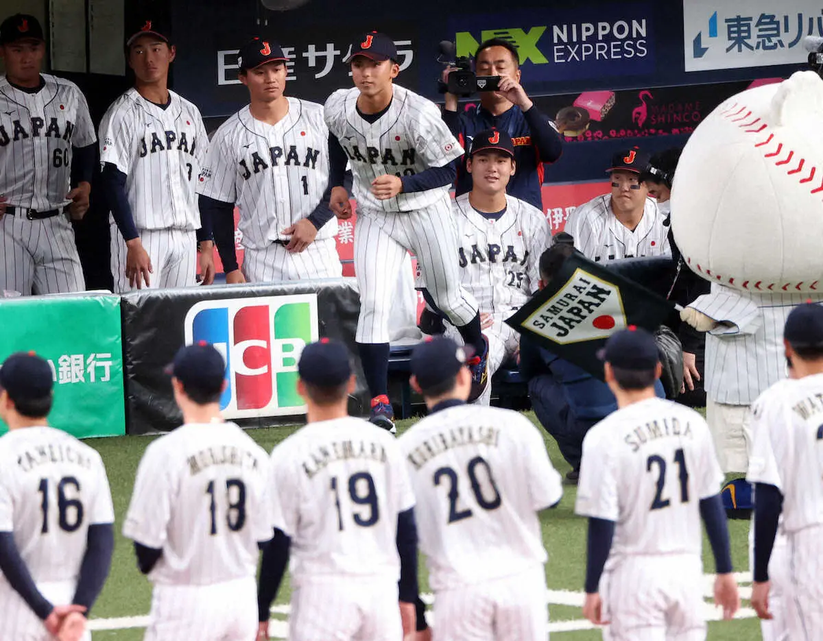 【画像・写真】侍J　骨折判明の明大・宗山　青学大・西川の鮮烈デビュー「素直にうれしかったですし、悔しい思いもある」