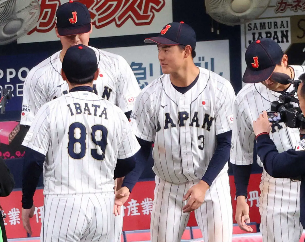 【画像・写真】【侍ジャパン】青学大・西川　村上に声掛けられ「本当に夢か現実か分からないぐらい光栄」歴史的デビュー