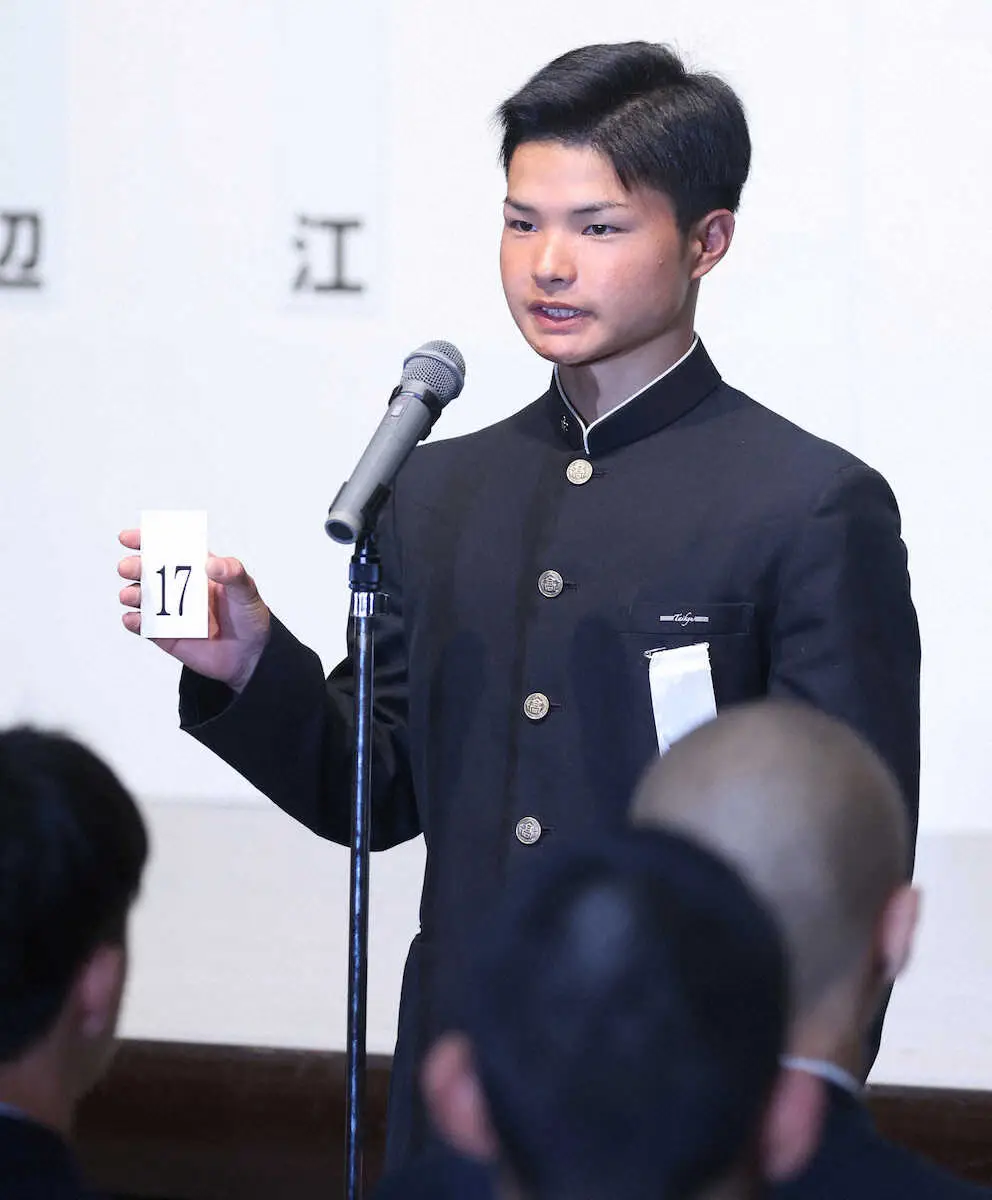 【画像・写真】【センバツ】初出場・耐久の相手は中央学院　赤山主将「粘って耐える“耐久野球”見せたい」