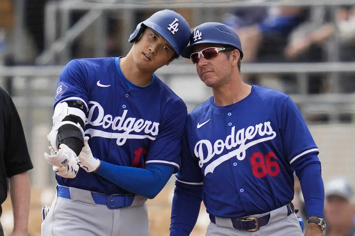 【画像・写真】ドジャース・大谷　足でも輝き！“新走法”奏功　初回内野安打→タッチアップで二塁、2回には二盗成功