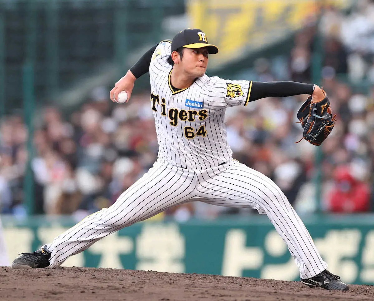 【画像・写真】阪神　今春キャンプ投手部門MVP岡留が好調をキープ　実戦5試合連続で無失点