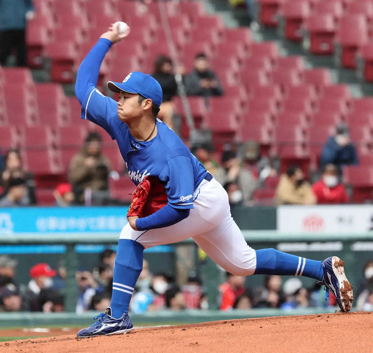 【画像・写真】開幕ローテ入り目指す中日・根尾は2点を失う立ち上がり　制球苦しみ暴投で失点も