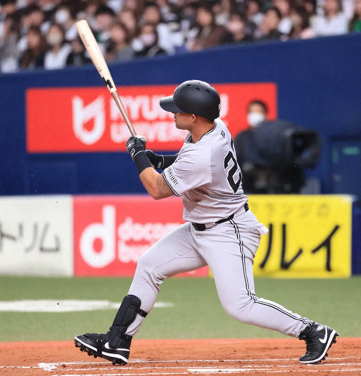 【画像・写真】巨人の178発男・オドーアが来日“初安打”で出塁！大城の逆転2ラン呼び込む