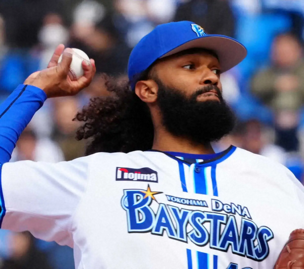 【画像・写真】DeNA新助っ人・ジャクソン、広島との開幕2戦目先発決定的　4回無失点の好投！