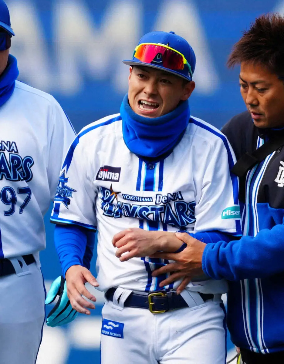 【画像・写真】DeNA試合中不運重なる　大田が左足ハムストリング肉離れ、柴田が左肩脱臼の診断