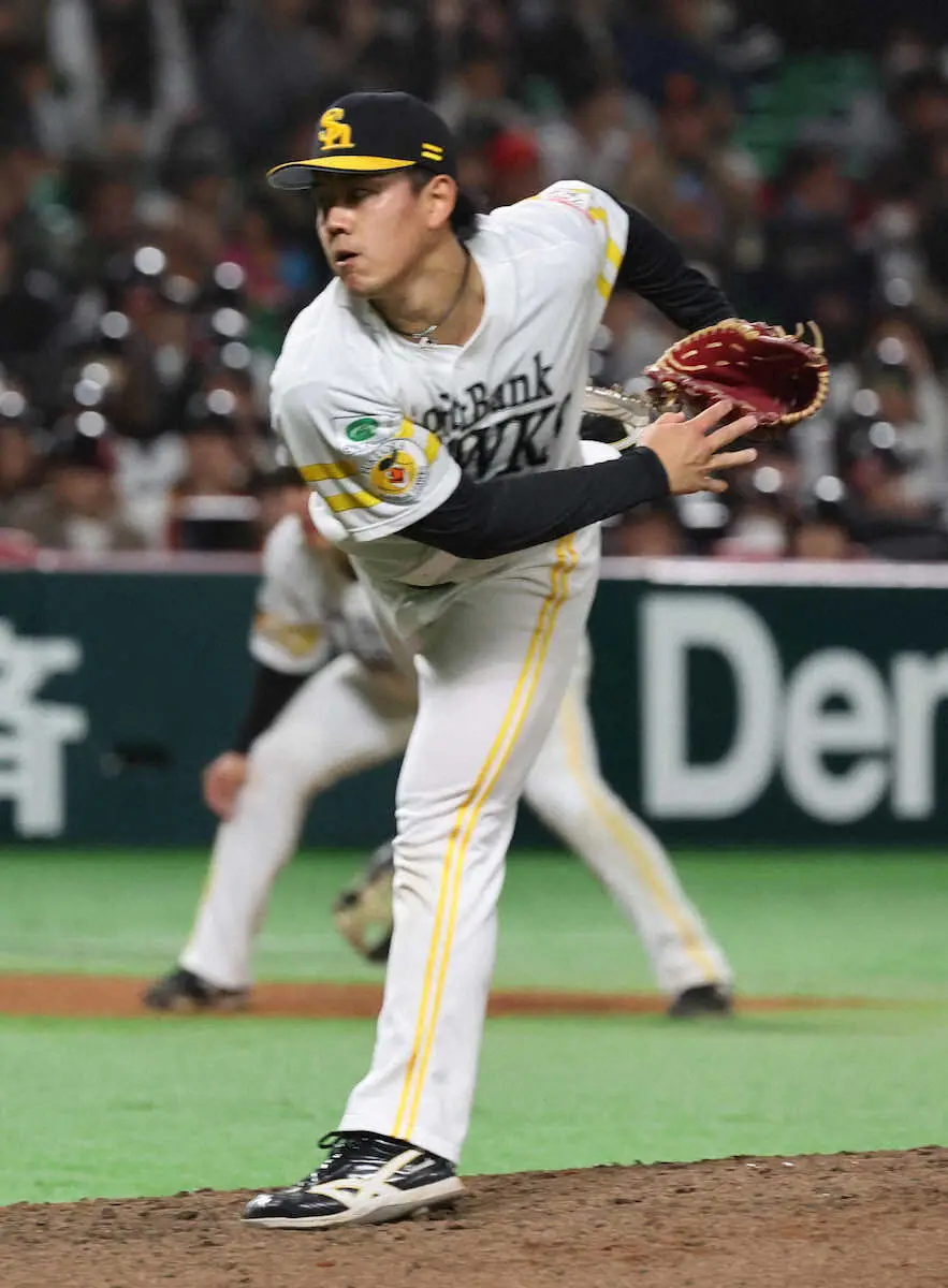 【画像・写真】ソフトBのドラ2右腕に工藤公康元監督が前のめり「愛知出身ですか？」「投げっぷりがいい」