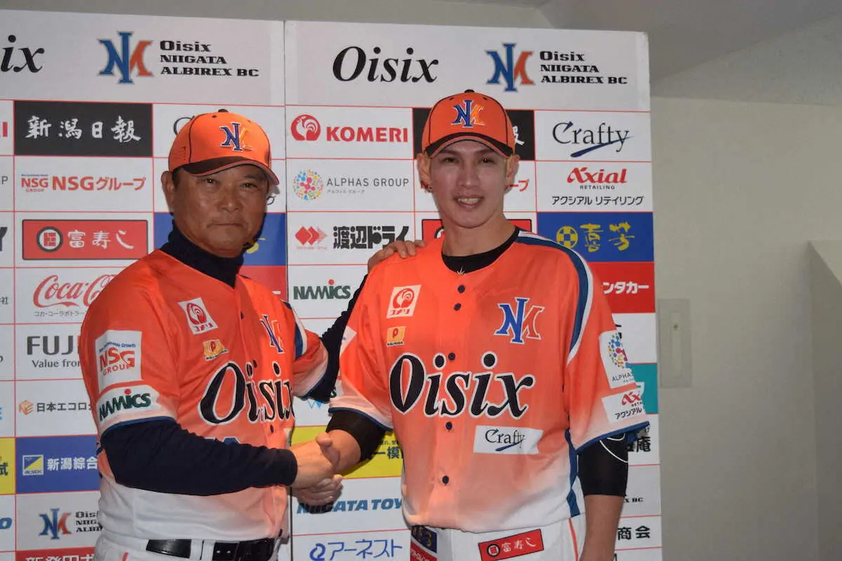 【画像・写真】オイシックス・陽岱鋼が入団会見　「全力を出せるように」　新潟の印象についても笑顔で語る