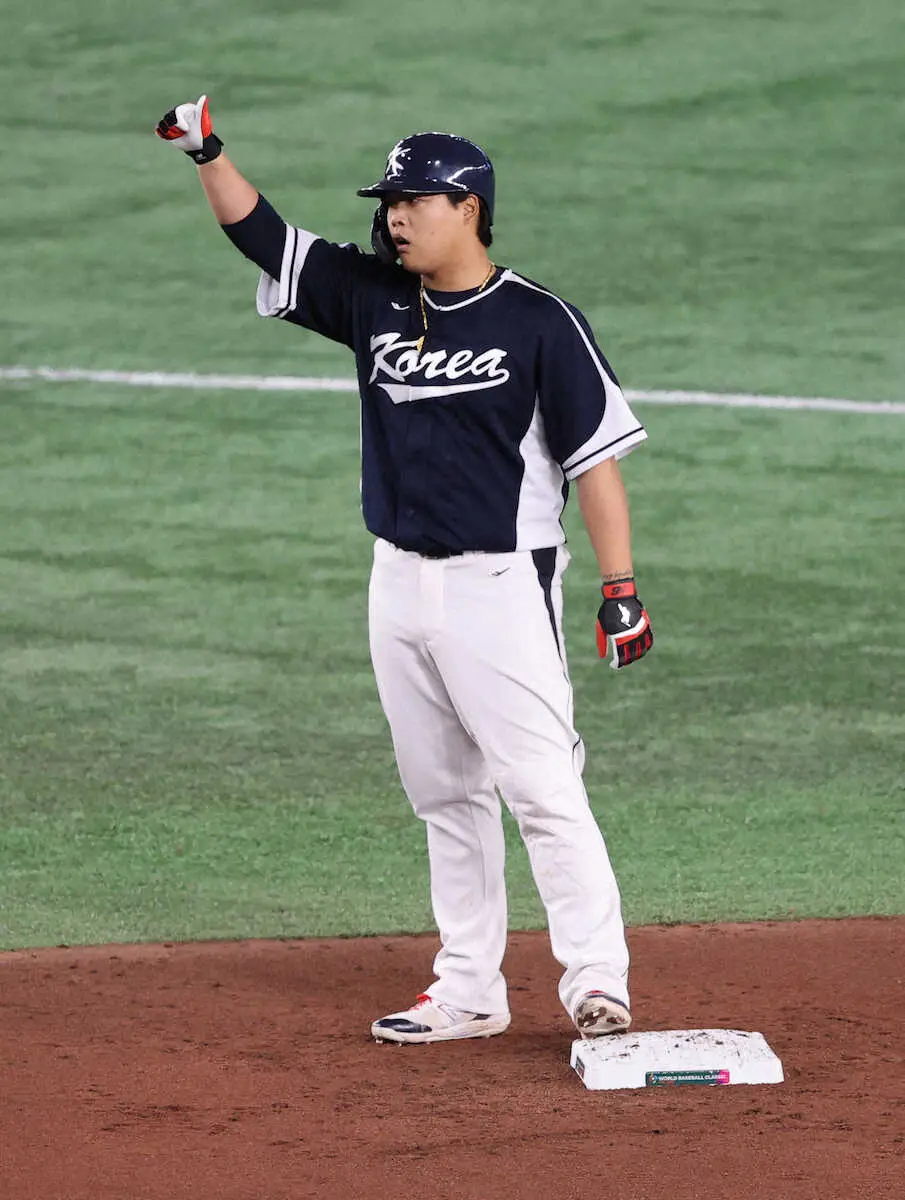【画像・写真】WBC豪州戦“大失態”の韓国人選手　大谷との再戦に「皆がサインをもらいたい」「隠れて練習見たい」