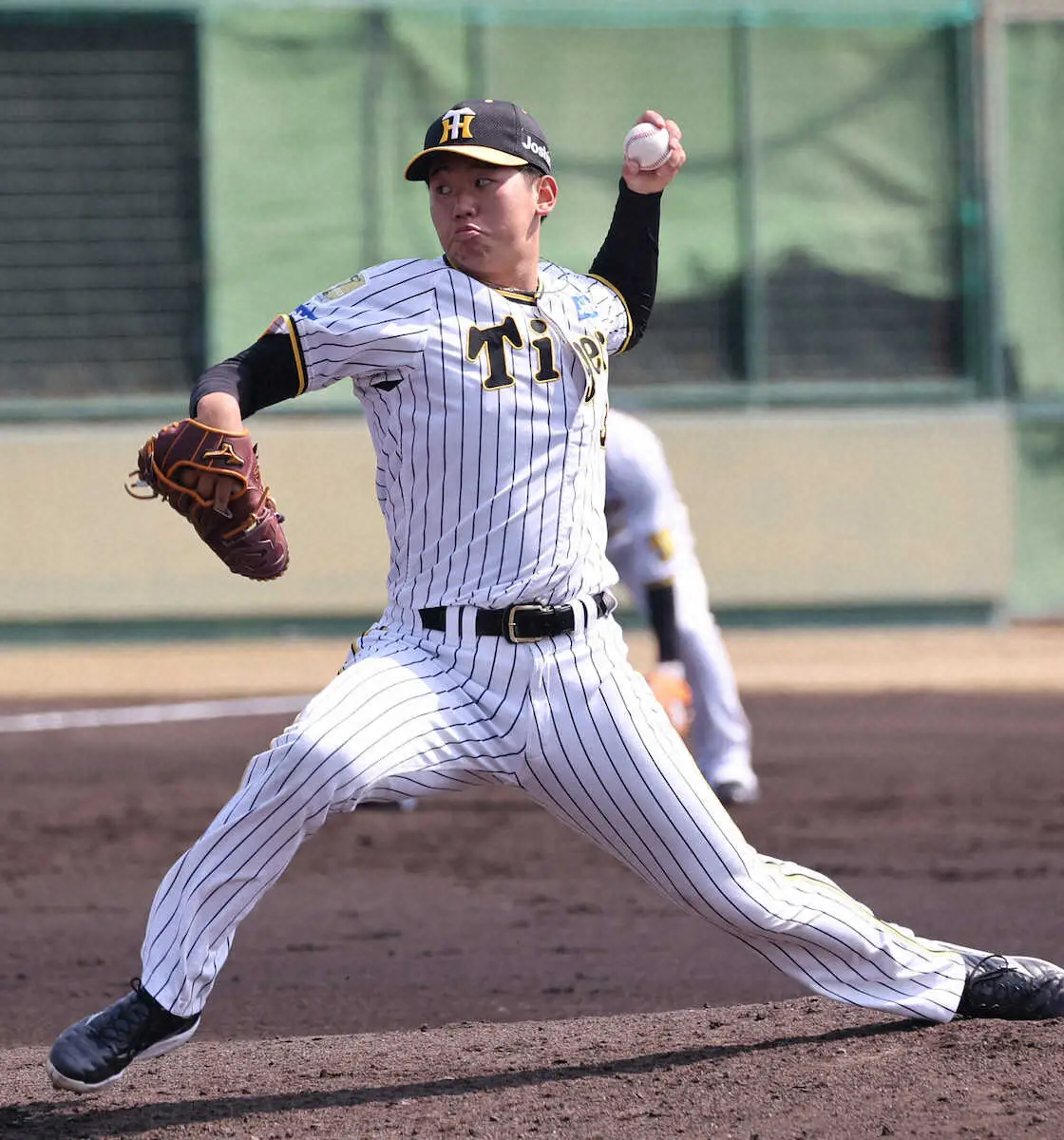 【画像・写真】阪神2軍　先発・門別が5回2失点7奪三振と上々の投球