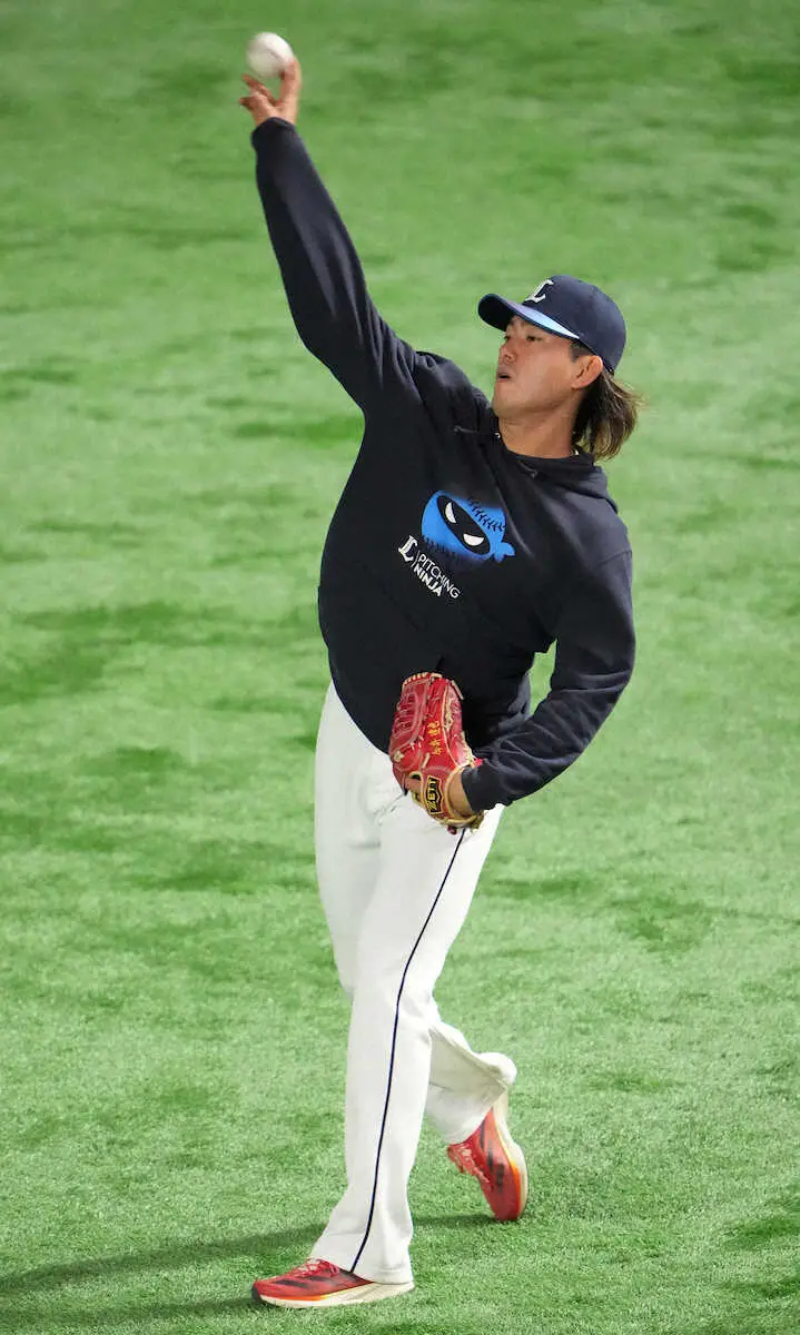 【画像・写真】西武・今井がプロ8年目初の開幕投手に決定！球団初のOB戦後にサプライズ公表「より一層責任感が強く…」
