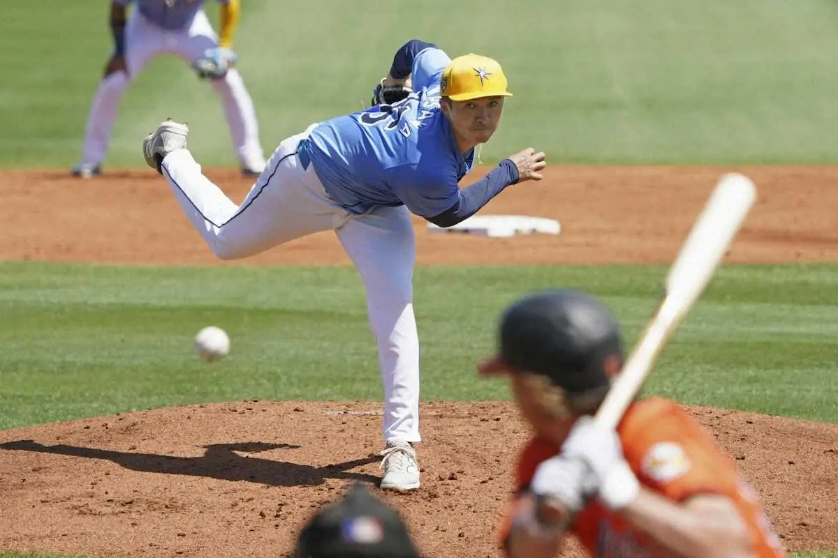 【画像・写真】レイズ・上沢　投げ急ぎ改善4回1失点　メジャー生き残りへ収穫