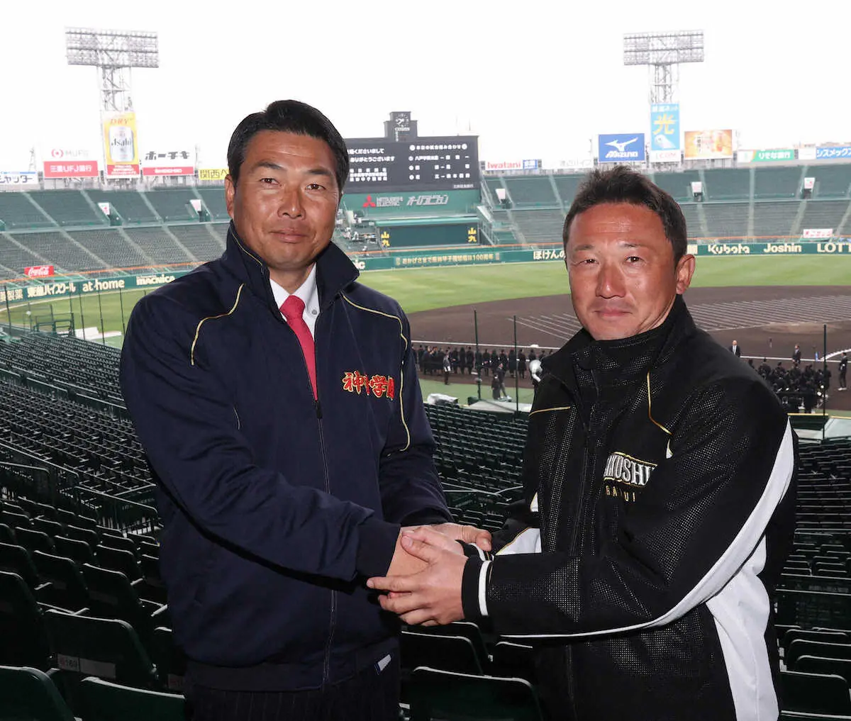 【画像・写真】飛ばないバットへどう対応するか　作新学院・小針監督、神村学園・小田監督の見解は