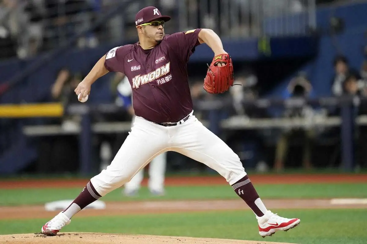 【画像・写真】大谷翔平から2三振のキウム先発・フラード「うまく投げられた」「最高の選手と印象的な勝負ができた」