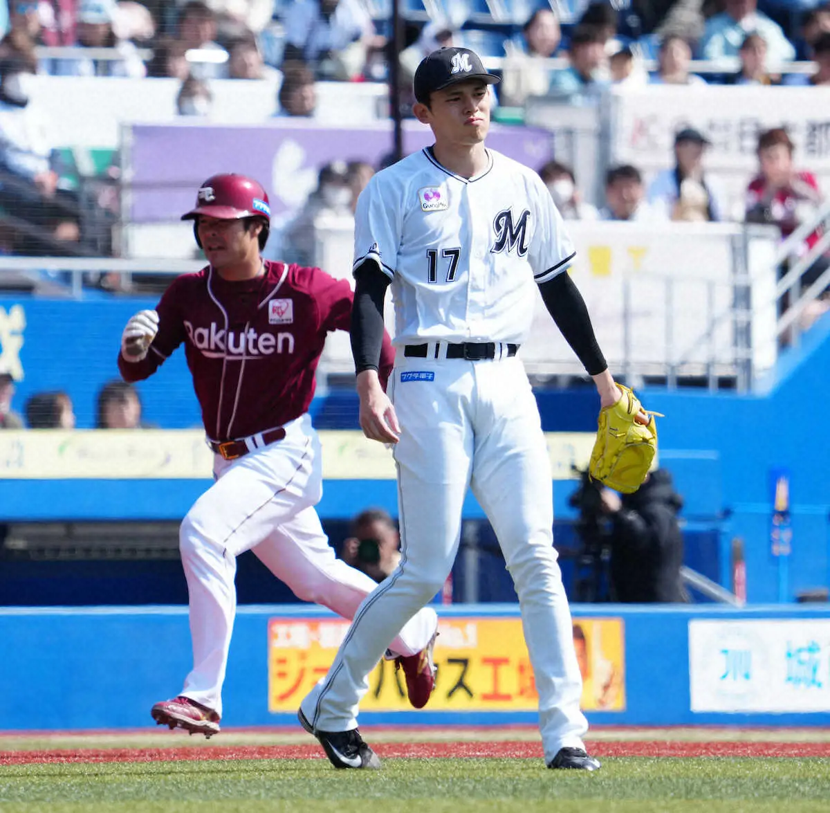 【画像・写真】ロッテ佐々木朗希は4回6安打4失点…球団OB「フォークを見極められている」癖の可能性も