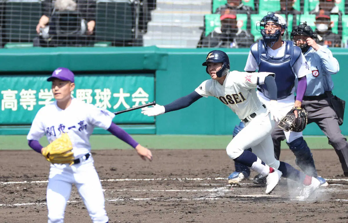 【画像・写真】【センバツ】開幕からタイブレーク突入　八戸光星ドラフト候補・洗平は9回156球熱投　関東第一も譲らず