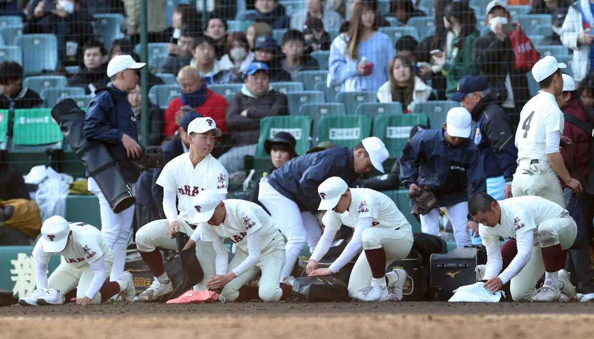 【画像・写真】【センバツ】星稜・山下監督　代打・東に寺西攻略の掛け声「足下、足下」背番20が同点9回に千金2点打