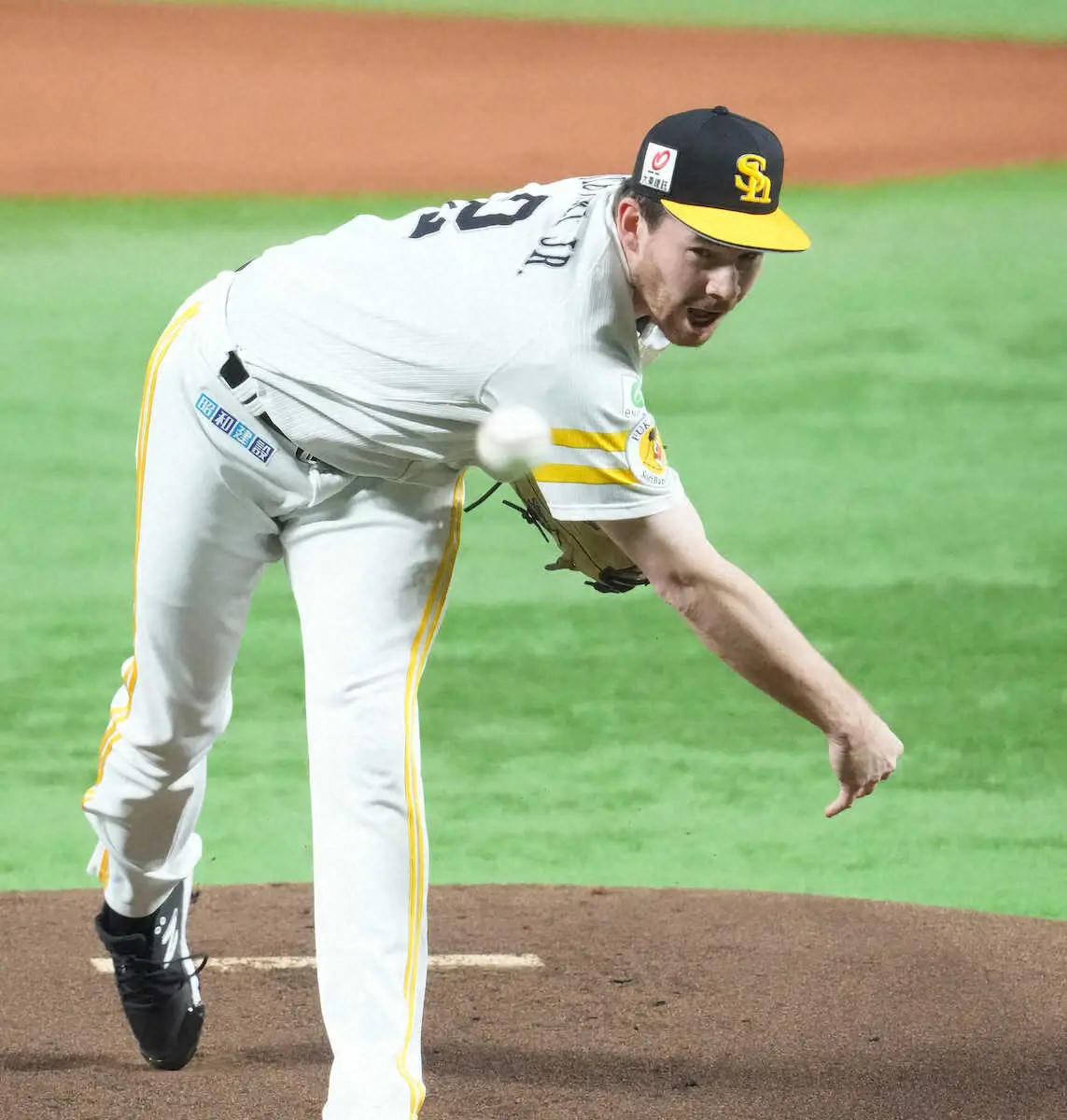 【画像・写真】ソフトB石川、板東、大津、スチュワート　開幕ローテ残り1枠をかけたラストバトルがいよいよゴング