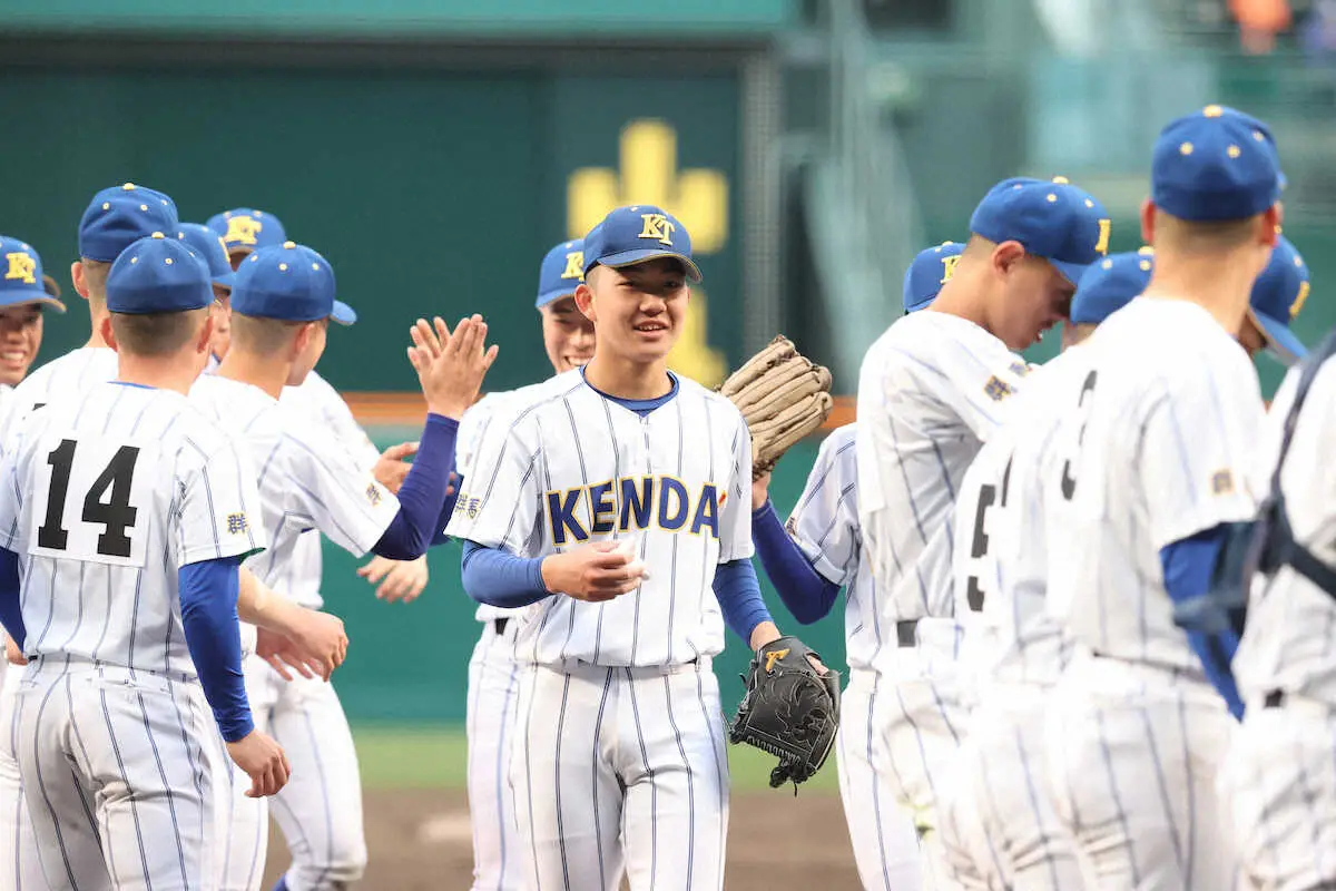 【画像・写真】健大高崎・石垣元気が今大会最速マーク　父の誕生日に勝利「最高のプレゼント」