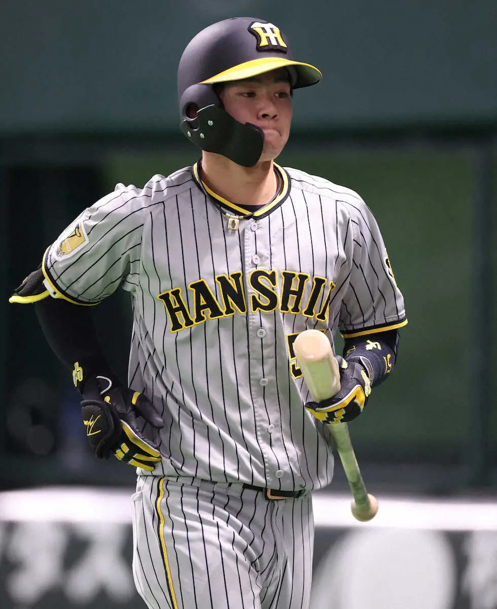 【画像・写真】阪神・中野 30打席連続無安打も光見えた「最近の中では自分らしいスイングができている」