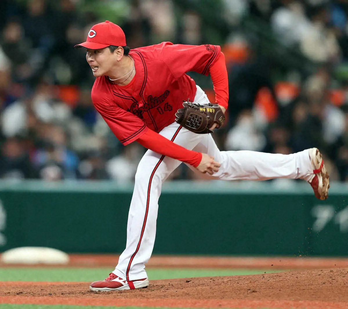 【画像・写真】広島・大瀬良　要所で粘れず4回途中3失点も…変化球に手応え「試したかった球種でアウト取れた」