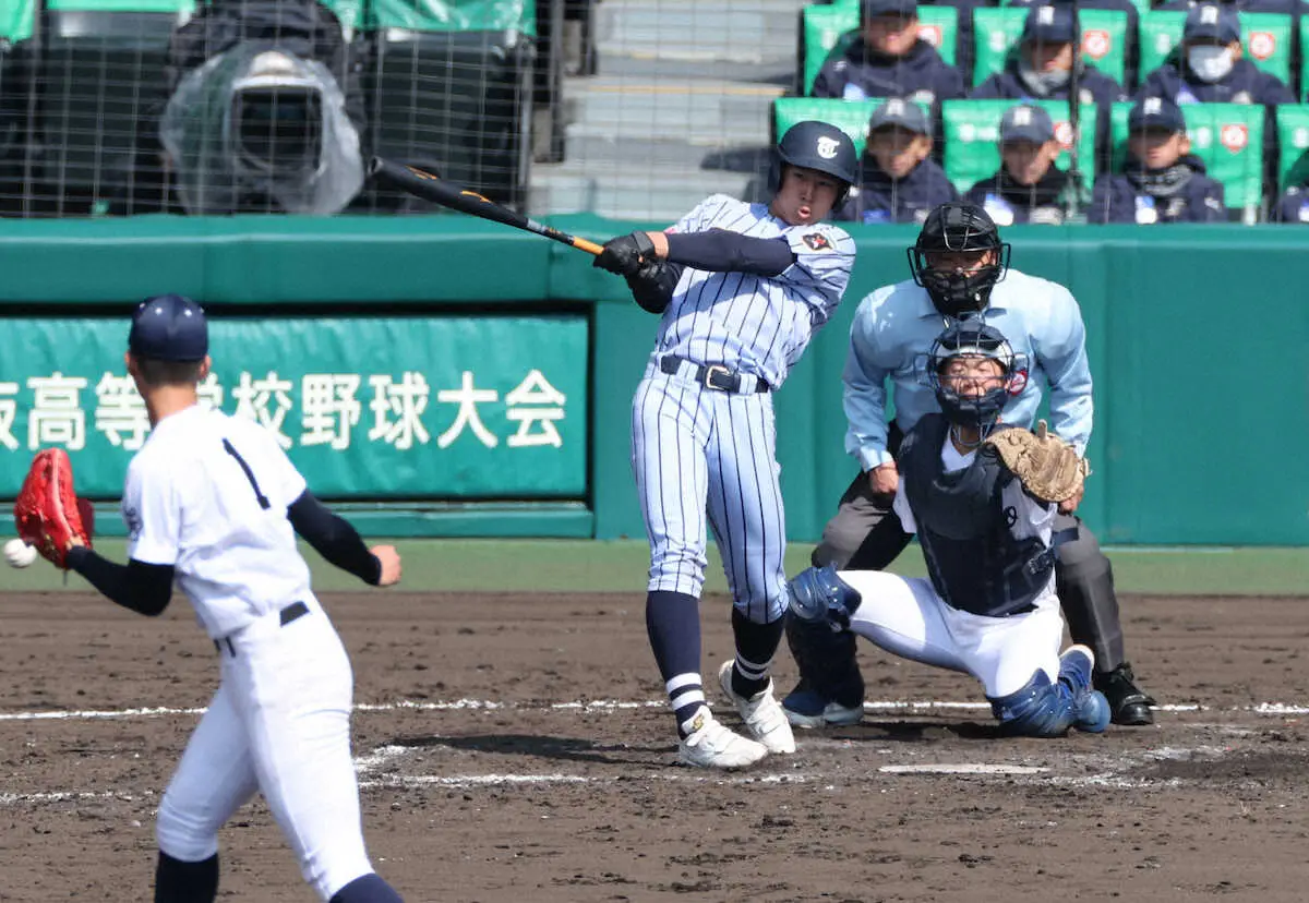 【画像・写真】東海大福岡・藤本塁守　野球愛あふれる名前　聖地に刻んだ適時打