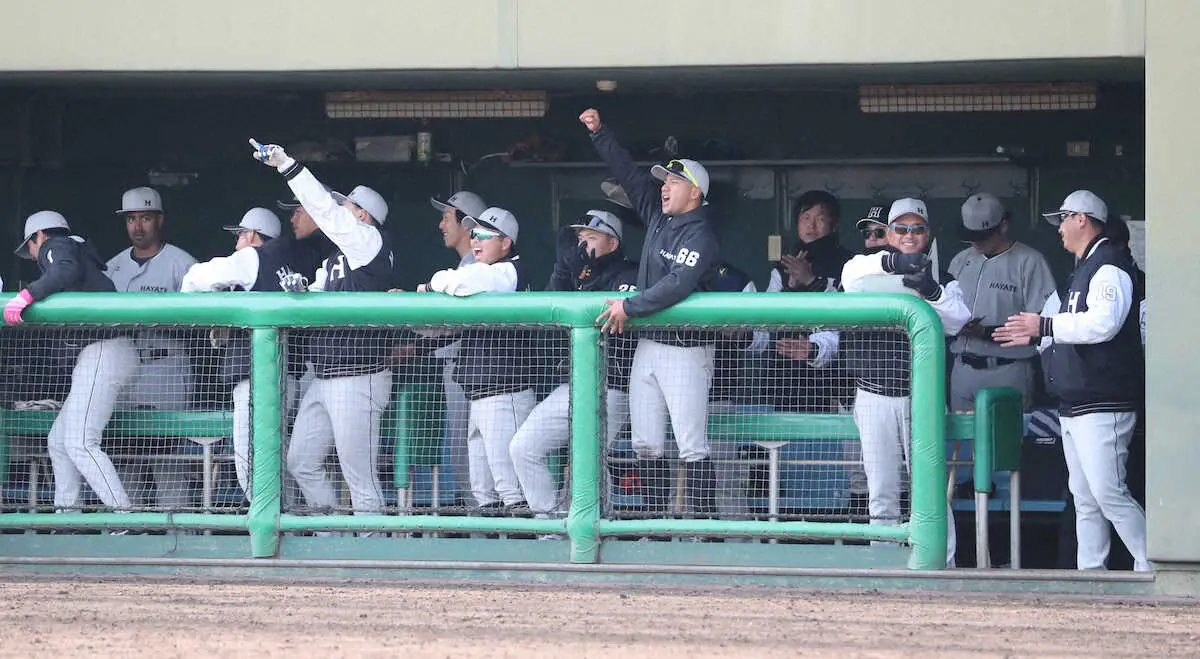 【画像・写真】くふうハヤテ　公式戦7試合目で阪神からNPBに初勝利！赤堀監督「勝つことは気持ちいい」