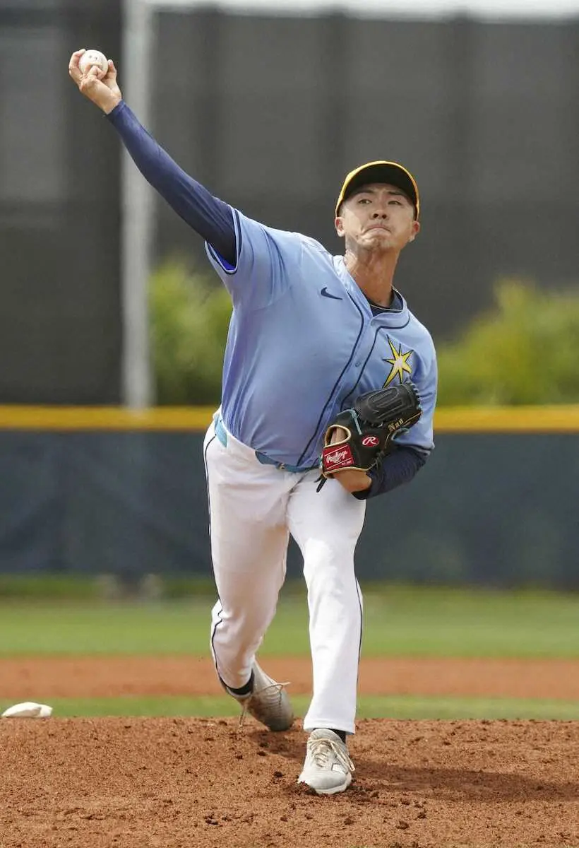 【画像・写真】レイズ・上沢　マイナーOP戦で6回途中1失点7K「やりたいこともある程度できた」