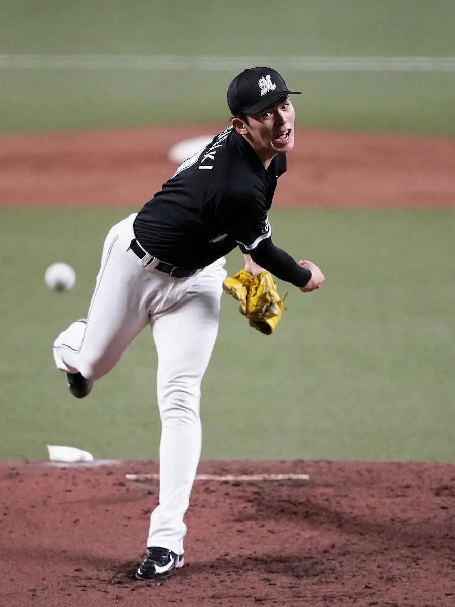 【画像・写真】ロッテ・朗希　調子上げて162キロ！戻った剛速球で圧倒的5回零封「やりたかったことができた」