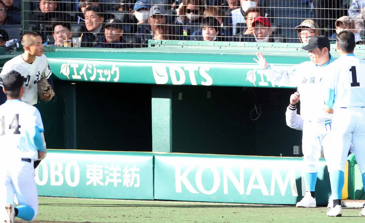 【画像・写真】【センバツ】創志学園・門馬監督　打線への指示が裏目に…零敗を反省「攻撃の糸口を見つけられなかった」