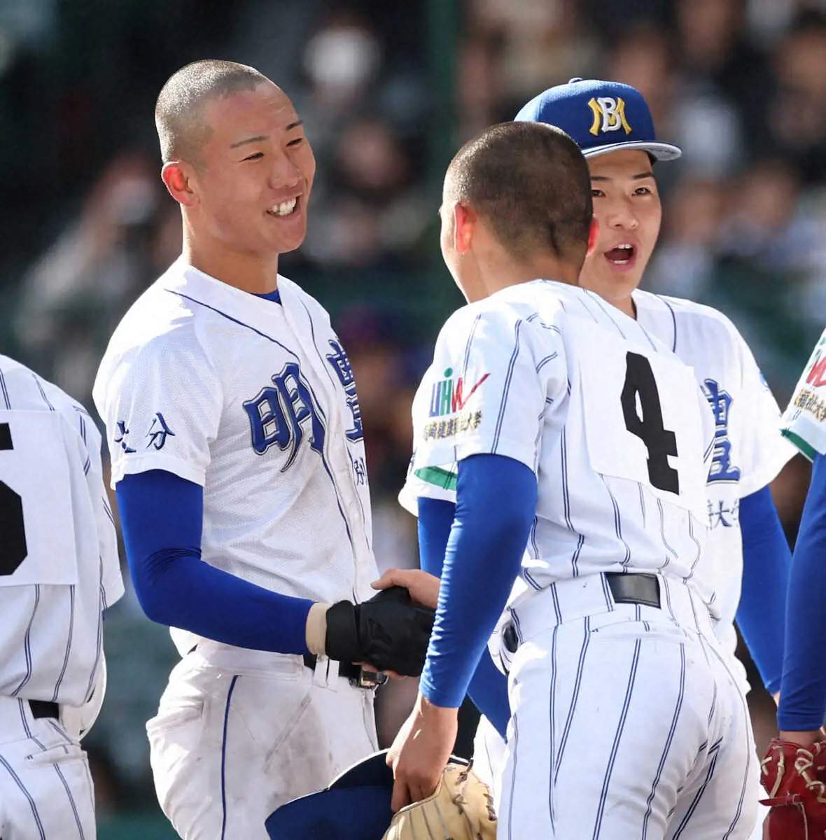 【画像・写真】【センバツ】ヤクルト川端を親戚に持つ明豊芦内は1安打も無念　練習を見た際の衝撃も語る