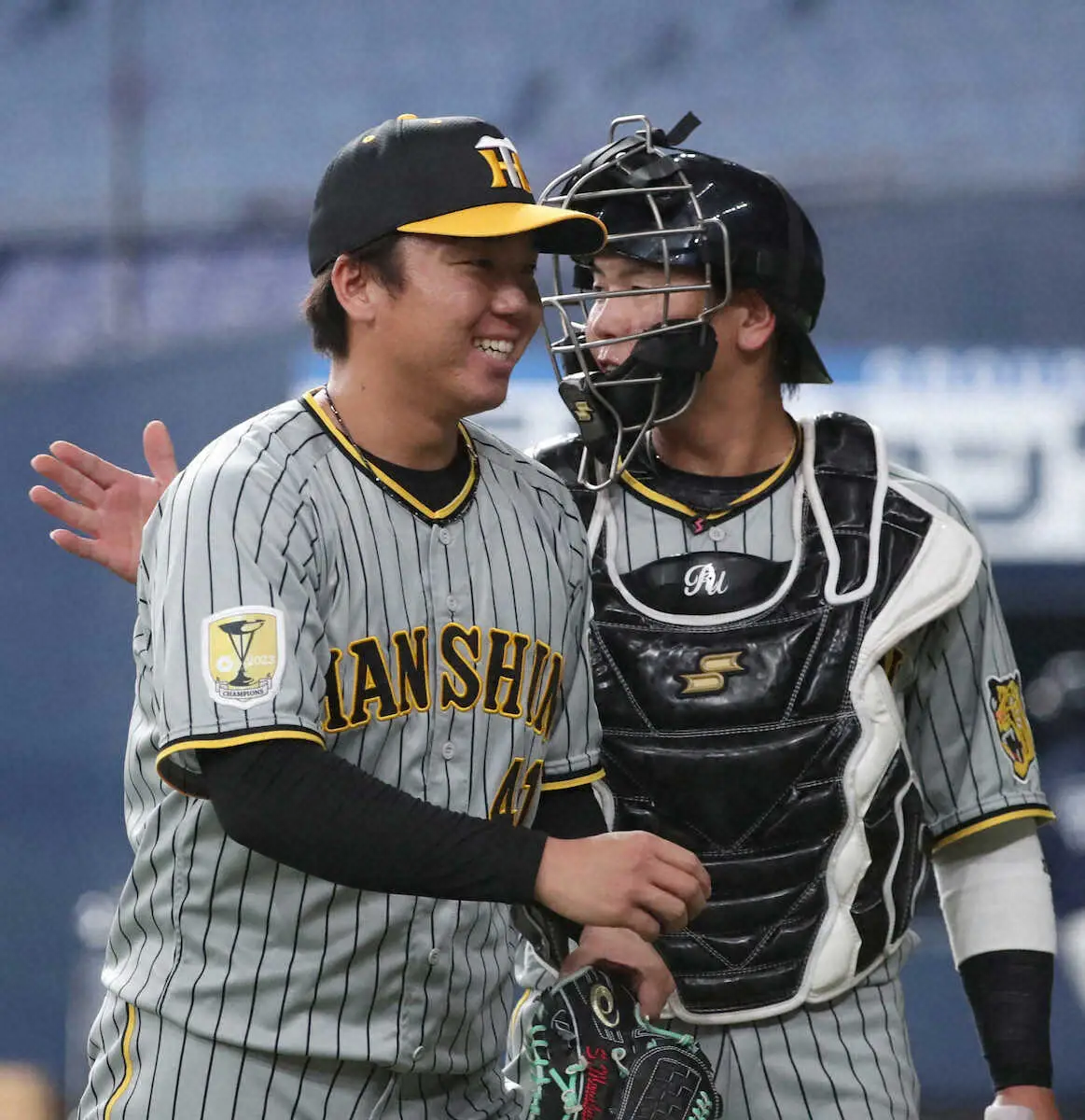 【画像・写真】阪神・村上が京セラドームでの練習試合に登板　セデーニョに被弾も4回1失点で最少失点締め
