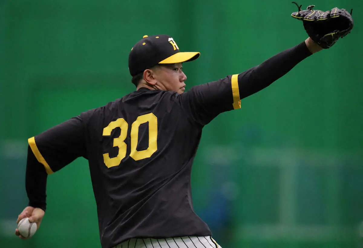 【画像・写真】阪神・門別　開幕“G倒”の秘密兵器だ　岡田監督ベンチ入り明言「巨人は左（打者）多い」