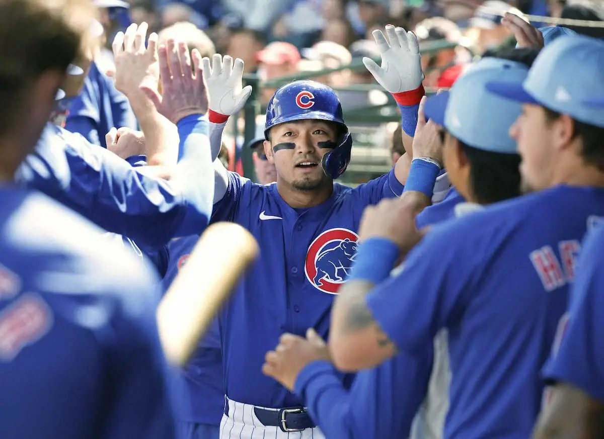 【画像・写真】カブス・誠也　オープン戦2度目2発「いい準備ができた」15試合で打率.459、6本塁打