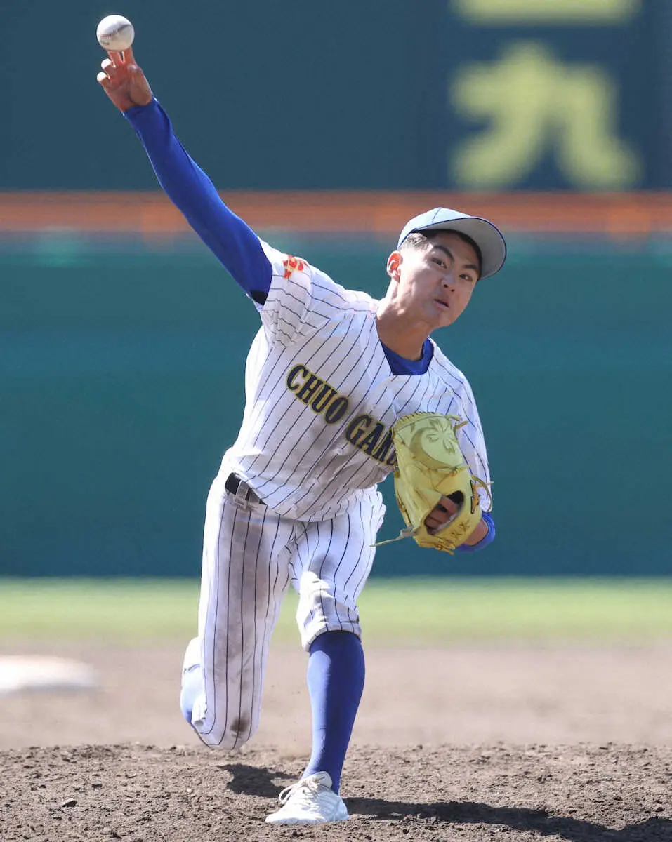 【画像・写真】中央学院が初8強　“料理長”颯佐で逃げ切り！部内部活のクッキング部部長“絶品”スライダーで流れ切った