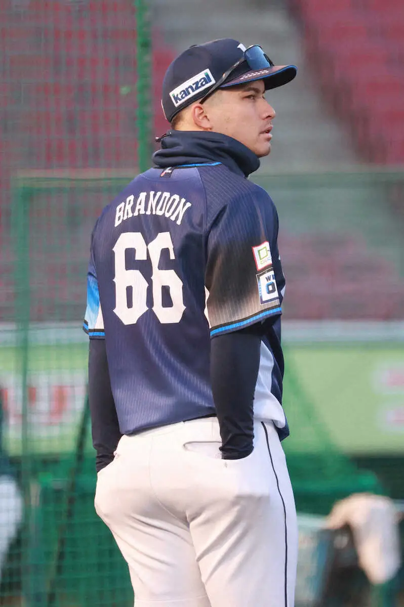 【画像・写真】支配下復帰の西武・ブランドン　初開幕スタメンに向け「積極的にいって、結果を気にせず」