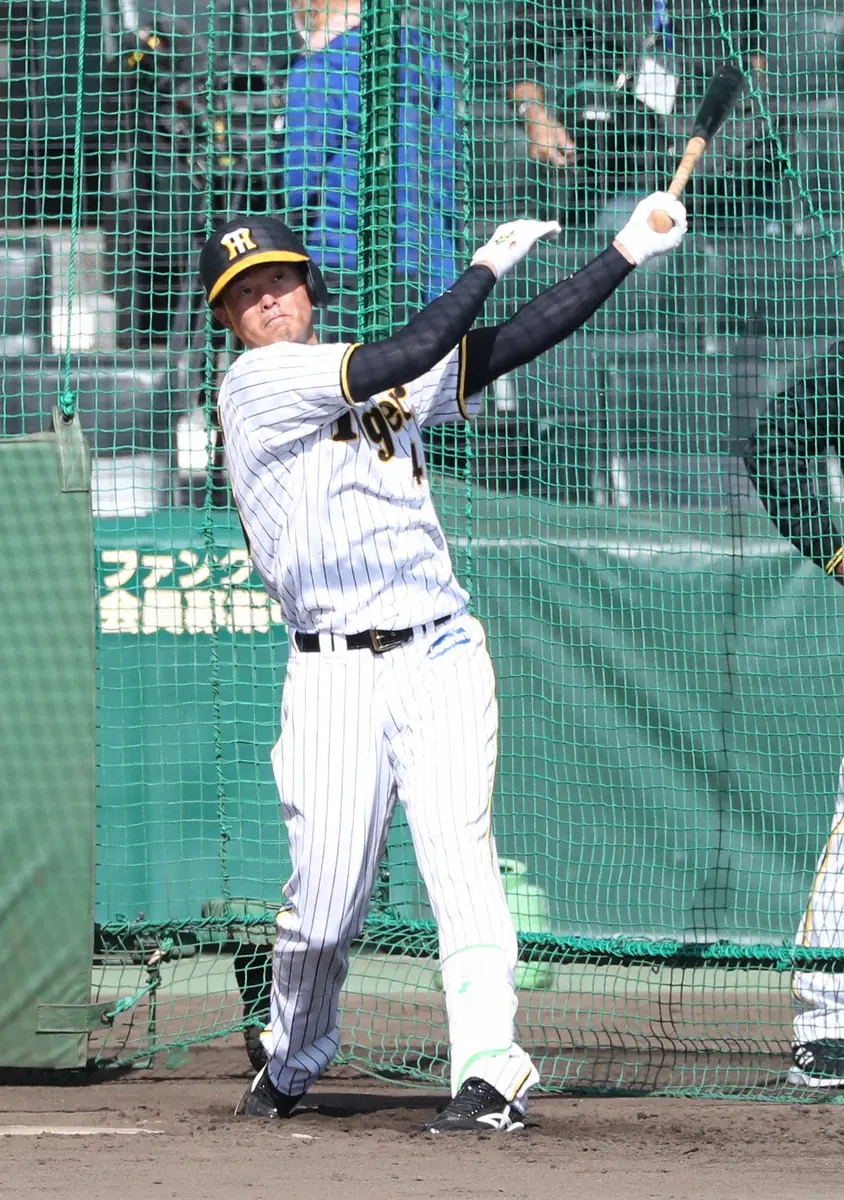 【画像・写真】阪神・高浜が腰痛からの復帰後即二塁打「どんどん試合に出られるように」