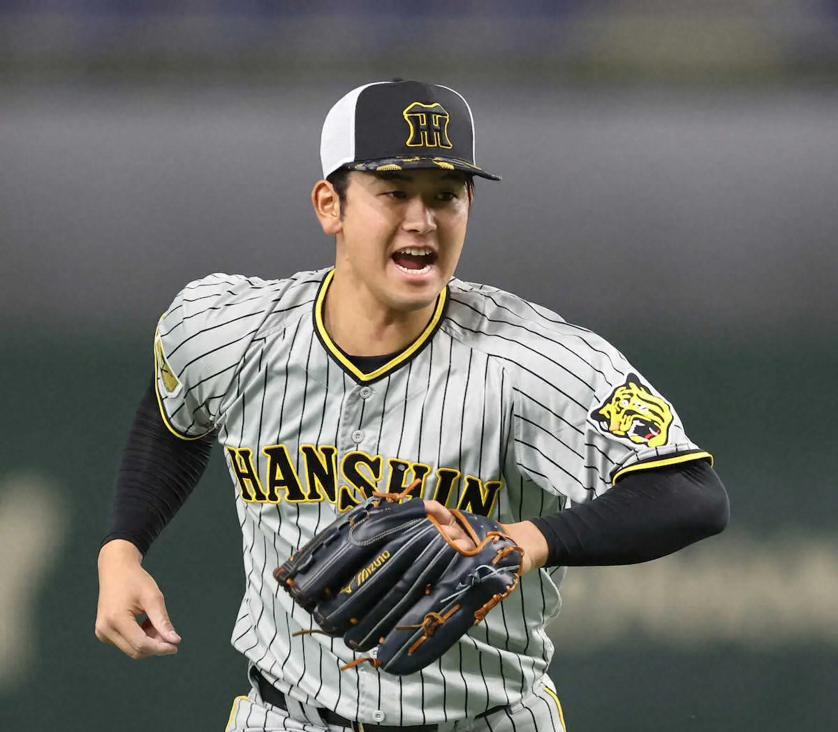 【画像・写真】阪神・岡留　初の開幕1軍「まだスタート。新たな気持ちで、1軍に居続けられるようにやります」