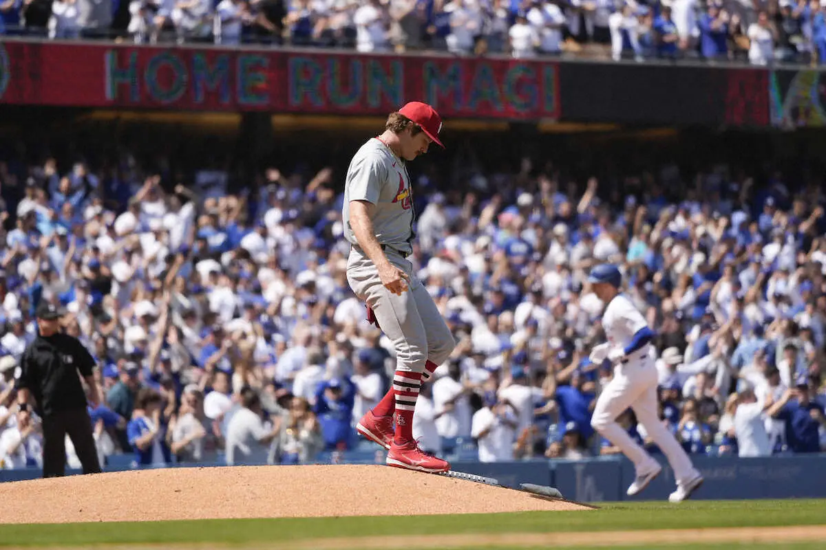 【画像・写真】元巨人マイコラス　開幕戦は4回途中5失点で敗戦投手　大谷との対戦は「毎回ヒットにされるとは限らない」