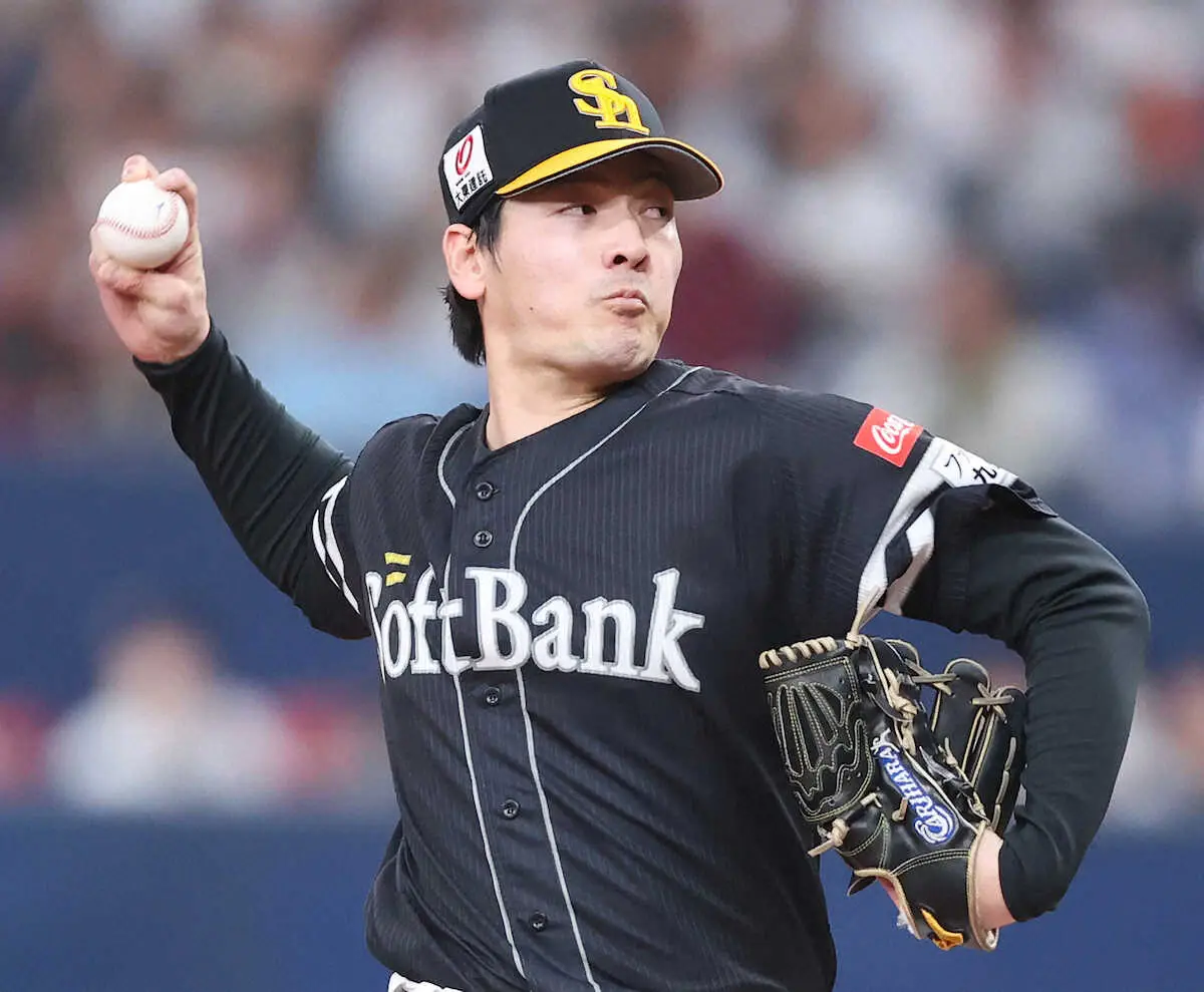 【画像・写真】ソフトバンク・有原　自身3度目の開幕投手で7回途中1失点で降板　自身初の開幕戦勝利へ